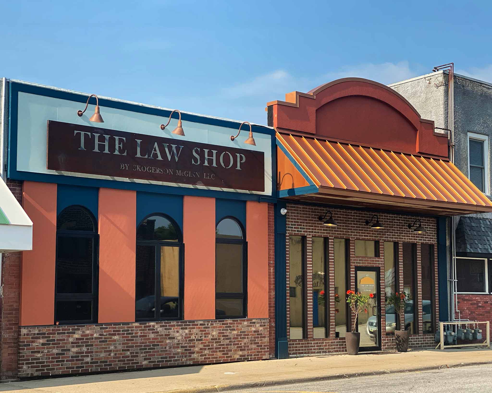 The Law Shop Building in Van Meter, Iowa